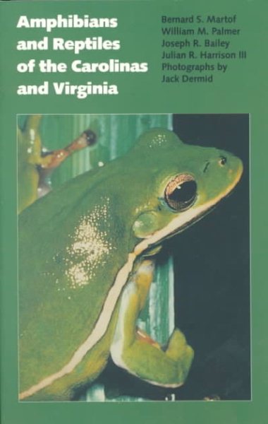 Amphibians and Reptiles of the Carolinas and Virginia cover