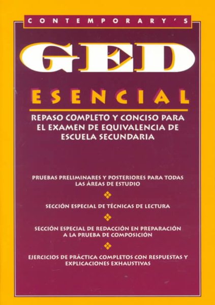 Contemporary's GED Esencial (Spanish Edition) cover