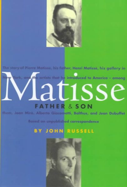 Matisse: Father and Son cover
