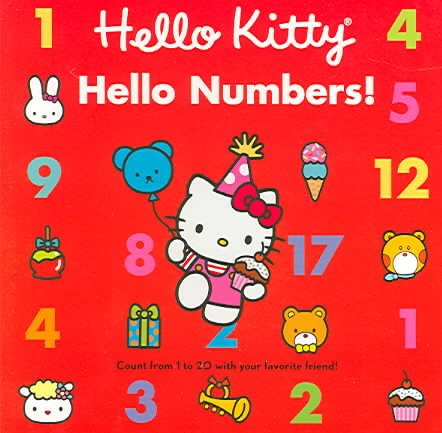 Hello Kitty, Hello Numbers! Board Book cover