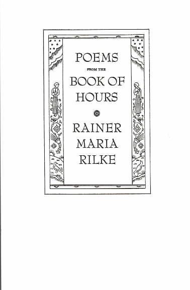 Poems from the Book of Hours (New Directions Paperbook) (English and German Edition) cover