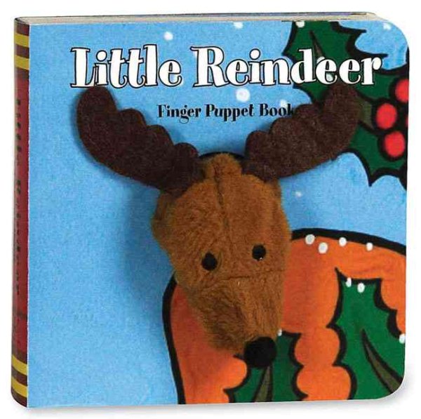 Finger Puppet Holiday 8c Clip Strip: Little Reindeer: Finger Puppet Book (Little Finger Puppet Board Books) cover