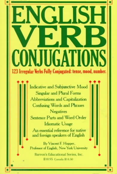 English Verb Conjugations cover