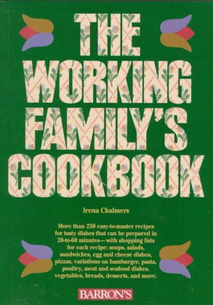 The Working Family's Cookbook cover