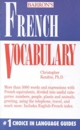 French Vocabulary cover