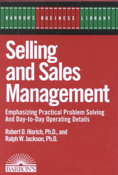 Selling and Sales Management (Barron's Business Library Series) cover