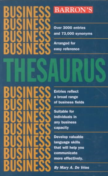 Business Thesaurus cover