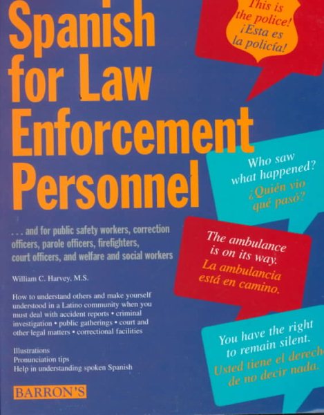 Spanish for Law Enforcement Personnel cover