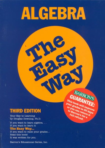 Algebra the Easy Way (Barron's E-Z) cover