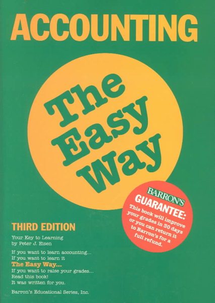 Accounting the Easy Way (Barron's E-Z) cover