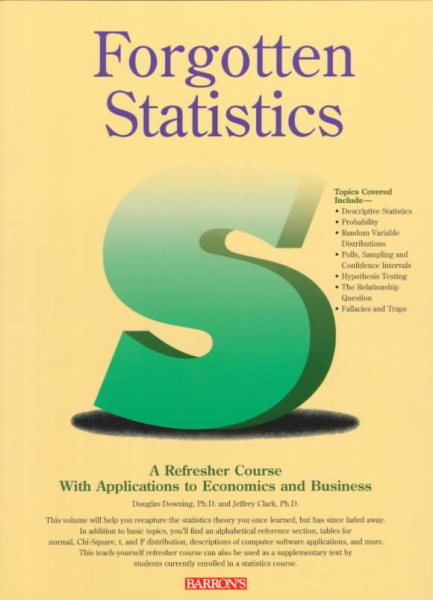 Forgotten Statistics: A Self-Teaching Refresher Course cover