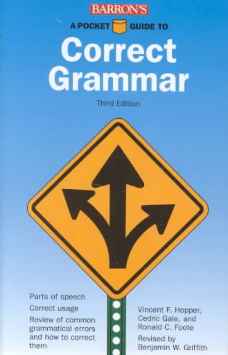 A Pocket Guide to Correct Grammar cover
