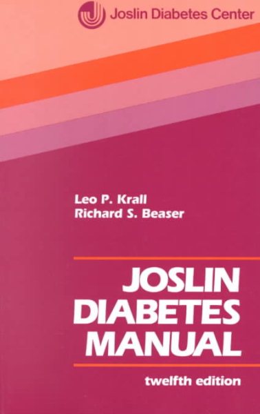 Joslin Diabetes Manual cover