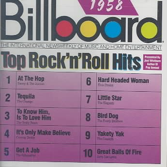 Billboard Top Rock'n'Roll Hits: 1958 cover