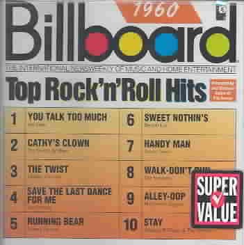 Billboard Top Rock'n'Roll Hits: 1960 cover