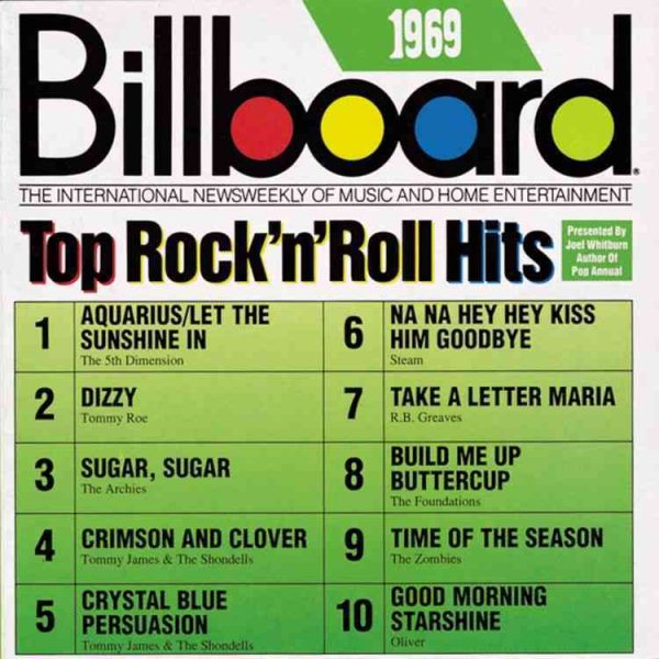 Billboard Top Rock'N'Roll Hits, 1969 cover