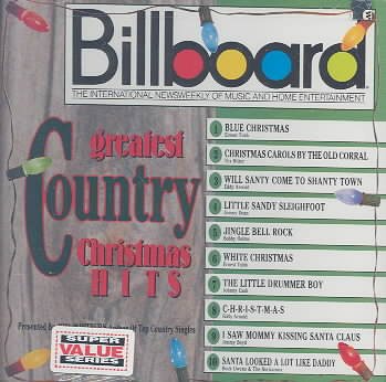 Billboard Greatest Country Christmas Hits cover