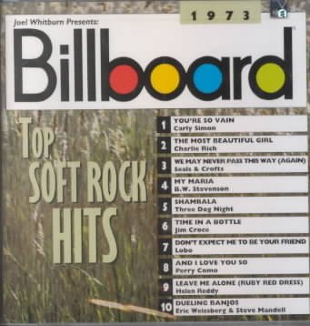 Billboard: Top Soft Rock Hits 1973 cover