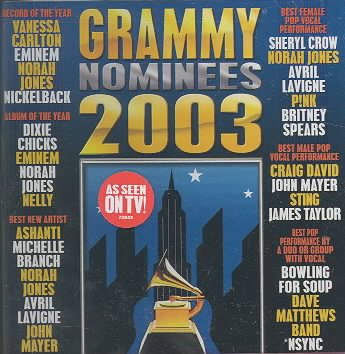 Grammy Nominees 2003 cover