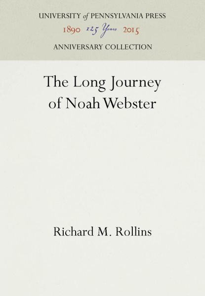The Long Journey of Noah Webster cover