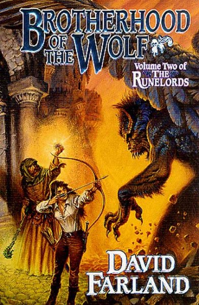 Brotherhood of the Wolf (The Runelords, Book Two) cover