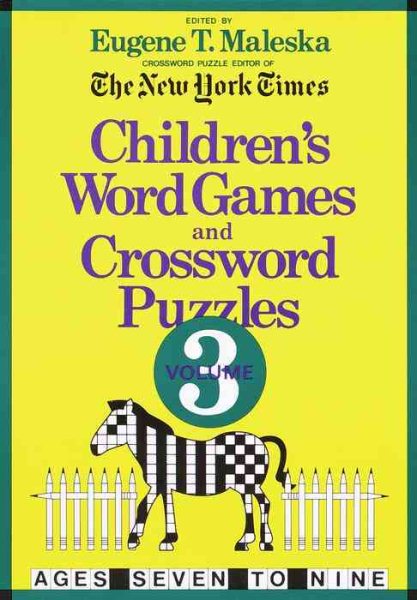 Children's Word Games and Crossword Puzzles Volume 3 (Other) cover