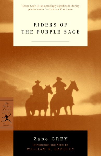 Riders of the Purple Sage (Modern Library Classics) cover