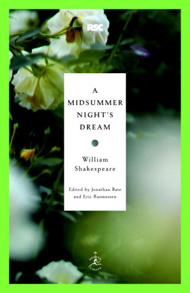 A Midsummer Night's Dream (Modern Library Classics) cover
