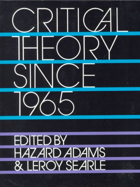 Critical Theory Since 1965 cover