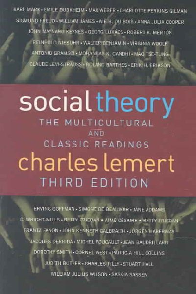Social Theory: The Multicultural and Classic Readings cover