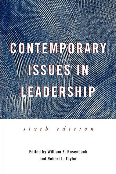 Contemporary Issues in Leadership cover