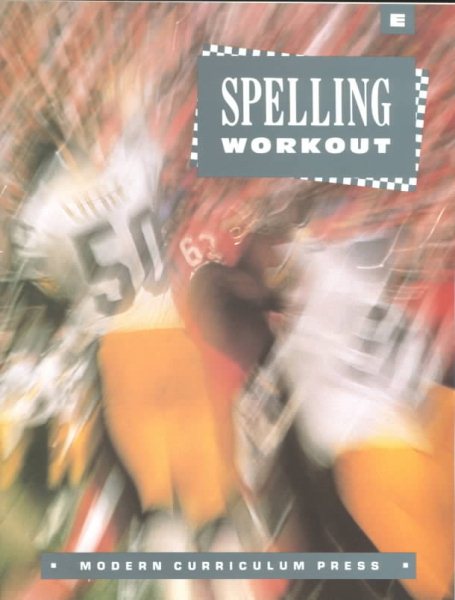 Spelling Workout: Level E, Student Edition cover
