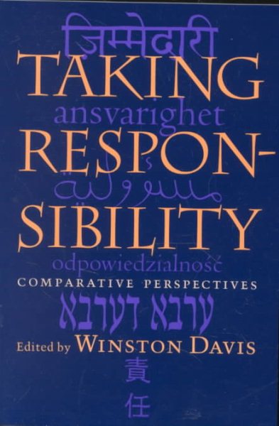 Taking Responsibility: Comparative Perspectives (Studies in Religion and Culture) cover