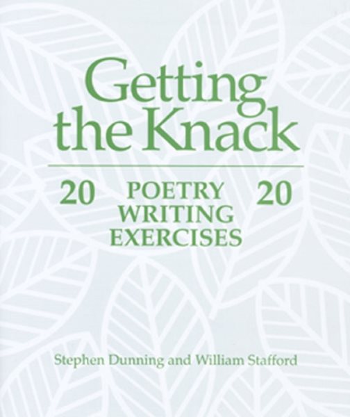 Getting the Knack: 20 Poetry Writing Exercises 20 cover