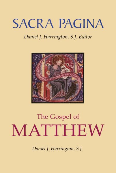 The Gospel of Matthew (Sacra Pagina Series, Vol 1) (Volume 1) cover