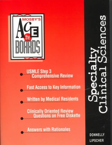 Mosby's USMLE Step 3: Specialty Clinical Sciences (PC Edition) cover