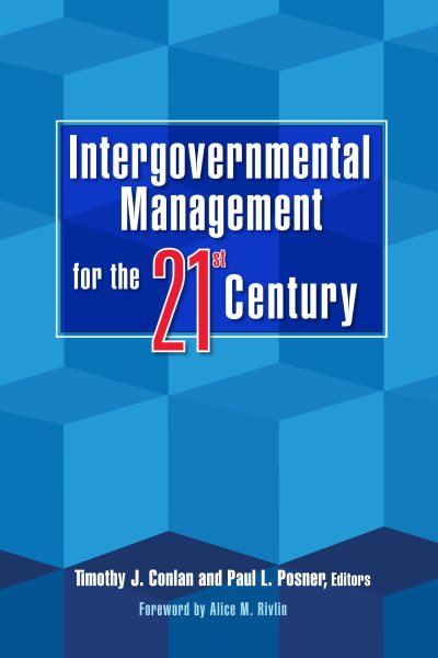 Intergovernmental Management for the 21st Century cover