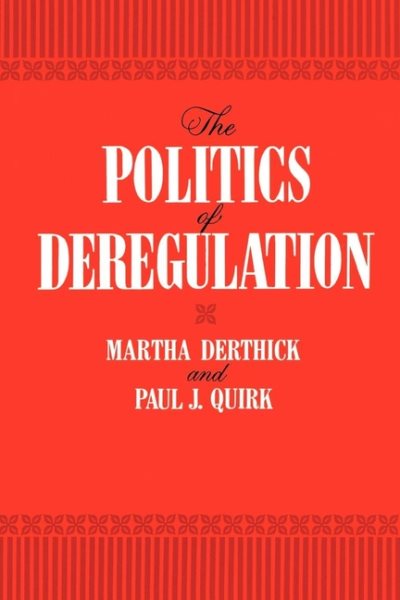 The Politics of Deregulation cover