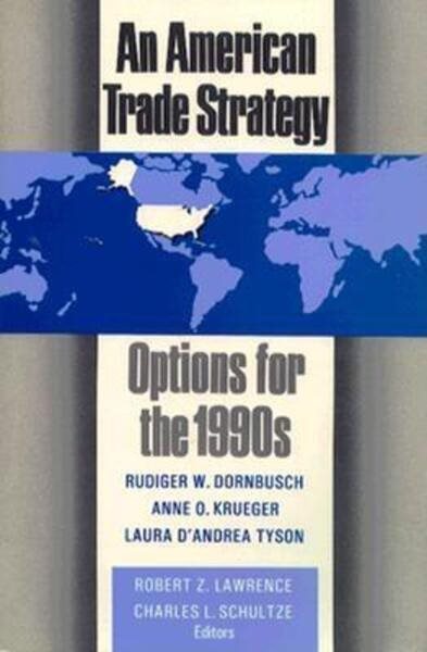An American Trade Strategy: Options for the 1990s cover