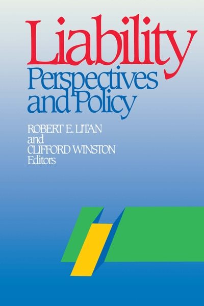 Liability: Perspectives and Policy cover