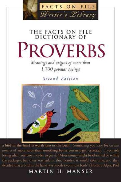 The Facts on File Dictionary of Proverbs (Writers Library) cover