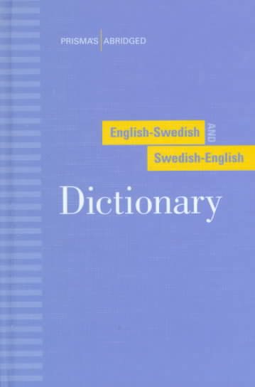 Prisma’s Abridged English-Swedish and Swedish-English Dictionary (English and Swedish Edition) cover