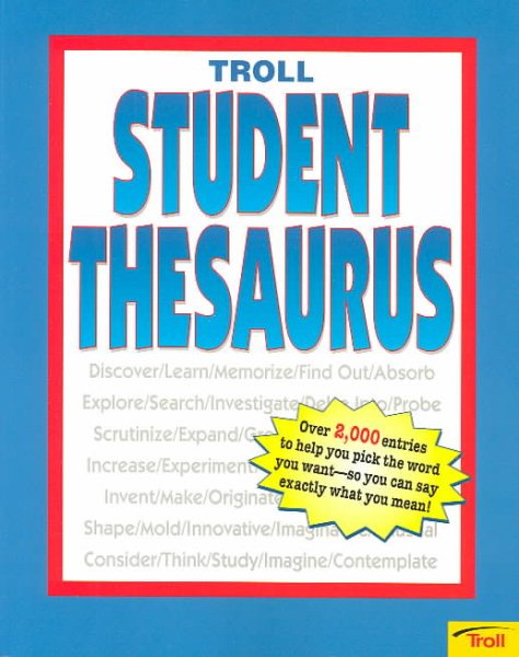 Troll Student Thesaurus cover