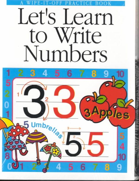 Let'S Learn To Write Numbers/Blk Pencil cover