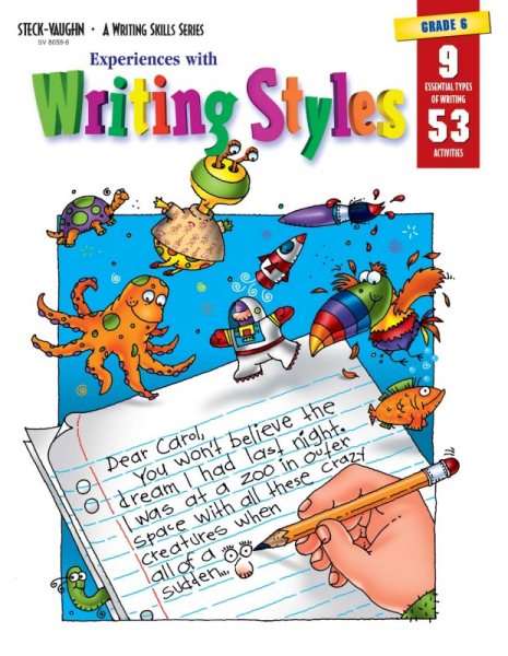 Experiences with Writing Styles Grade 6 cover