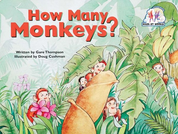 Steck-Vaughn Pair-It Books Emergent: Student Reader How Many Monkeys , Story Book cover