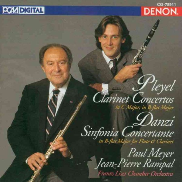 Pleyel: Clarinet Concertos / Danzi: Sinfonia Concertante cover