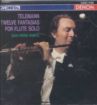 Georg Philipp Telemann: Twelve Fantasias For Flute Solo cover