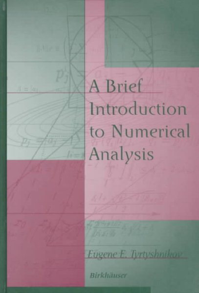 A Brief Introduction to Numerical Analysis cover