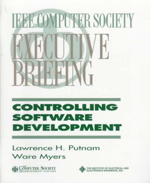 Executive Briefing: Controlling Software Development cover